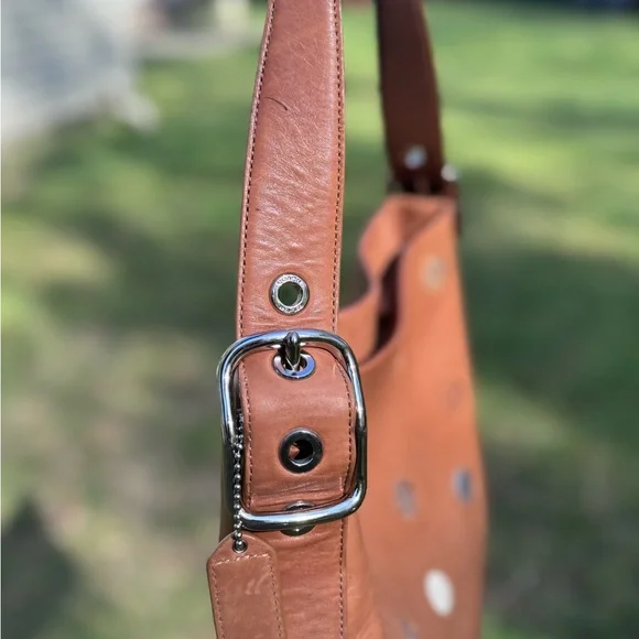 Coach Limited Edition Polkadot shoulder bag. - Picture 5 of 14